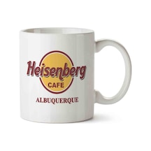 Heisenberg Cafe Hard Rock Iki Tarafı Baskılı Kupa Bardak Çok Renkli