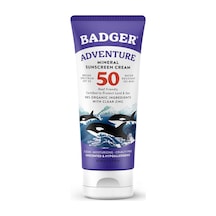 Badger Macera Sporları Organik Güneş Kremi Spf50 87 Ml Sku: Smg8690010418609 Açık Bej