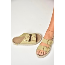 Fox Shoes U596030202 Ten Süet Kadın Terlik Ten-süet Ten Rengi