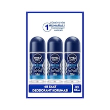Nivea Men Fresh Active Erkek Roll-On Deodorant 50 ML x 3