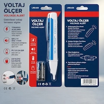 Pratik Temassız Voltaj Ölçer Kalemi Ac Test Cihazı