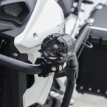 Dashanshop 2 Adet F02 Universal Elektrikli Motosiklet Spot Lambası Sabit Braketi Pil Yok