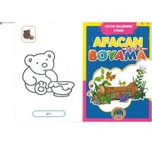 4e Boyama Kitabı Afacan 16 Sayfa Renkli Örnekli 10