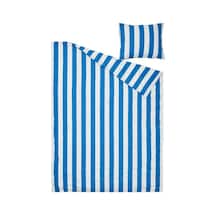 Ikea Slanhöstmal Tek Kişilik Nevresim Takımı 150 X 200 Cm Beyaz - Lacivert
