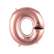 40" Folyo Harf 100cm "o" Rose Gold Çok Renkli