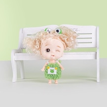 Yucama Mini 10cm Bebek Sevimli Yüz Kız Ob11 Kahverengi 12mm Büyük Göz Küreleri Veya Sadece Kıyafetler İçin Oyuncaklar İçin Hediye - Sadece Kıyafetler - Yeşil