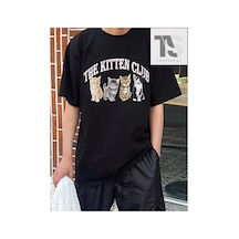 Tarzsokak Homme Erkek Çiçek & Slogan Grafikli Tişört S