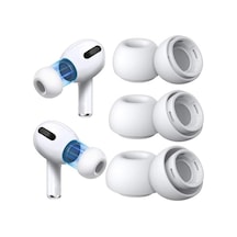 Airpods Pro & Airpods Pro 2. Nesil İçin 3 Çift Yedek Kulak Uçları, Gürültü Azaltma Delikli Silikon Kulak Ucu Ağrısı Yok, Kaymaz Yumuşak Kulak Uçları Pro/pro 2 İle Uyumlu Boyutlar