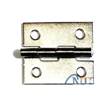 Tavla Menteşesi 3cm, No:1/4 - Nikel, 1 Adet Gümüş