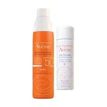 Avene Eau Thermale Sprey SPF50+ 200 ML + Avene Eau Thermale Termal Su 50 ML Avene Eau Thermale Sprey SPF50+ 200 ML + Avene Eau Thermale Termal Su 50 ML