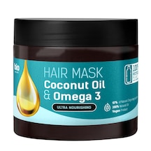 Organik Vegan Nemlendirici Saç Maske Coconut & Omega 3 295 Ml