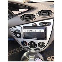 Ford Focus 1 Full Set Torpido, Konsol, Trim, Göğüs Kaplama Set Gümüş Gri Renk Özel Dizayn