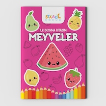 İlk Boyama Kitabım - Meyveler