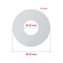 Kale Versus Gömme Rezervuar Boşaltma Grubu Contası 2.3x5.2 Cm