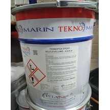 Teknomarin Selflevelling Zemin Epoksi 1036 Stone Gray 20kg. 20 KG
