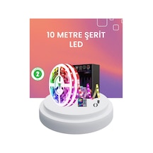 10 Metre Telefon Kontrollü Smart Şerit Led Usb Rgb Kumandalı Çok Renkli