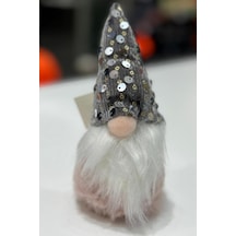 Beysüs Yılbaşı Çam Ağacı Süsü Şans Cücesi Gnome Gümüş Diğer