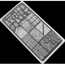Nail Art Stamping Baskı Plakası 36294420