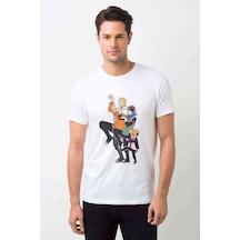 Anime Naruto Boku Dake Ga İnai Baskılı Beyaz Erkek Tshirt