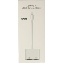 Mey İthalat Apr22 Apple Uyumlu iPhone Otg 2in1 - Beyaz