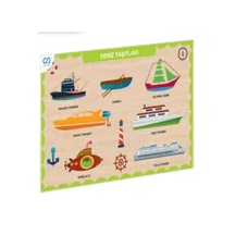 Ahşap Deniz Taşıtları Eğitici Set