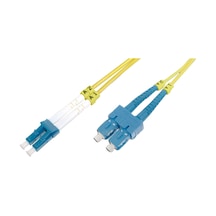 Beek Lc-sc Fiber Optik Patch Kablo, 9/125 Μ, Singlemode, 3.0mm, Duplex, Os2, Lszh, 10 Metre-18855