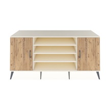 Kronos Konsol 5 Raflı 2 Kapaklı 176x59x83 Aytaşı-çam/aytaşı Çam/aytaşı