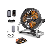 Worx WX095 20Volt 2.0Ah Li-ion 242 MM Profesyonel Hibrit Şantiye Fanı/Vantilatör