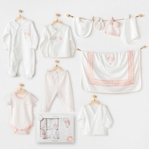 Ac25551 Newborn Set Pınk Baloons 10'lu Hastane Çıkışı Ekru Acı Kahverengi