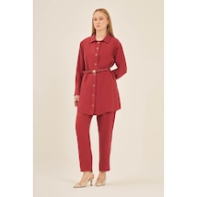 Ftz Women Kadın Pantolonlu Takım Bordo 31035 Bordo Ftz Women Kadın Pantolonlu Takım Bordo 31035 Bordo