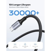 Usb C - Usb C Kablosu, İphone 16/16 Plus/16 Pro/16 Pro Max/15, Macbook Pro, İpad Pro, Dell Xps, Galaxy S24/s23/s22 Ultra, Anahtar, Piksel, 6.6ft Siyah İçin Usb C Şarj Kablosu 2m