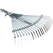 Ayarlanabilir Metal Çim Yaprak Toplama Tırmığı 22 Diş Sait Demirci