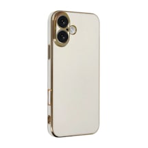 Apple İphone 16 Kılıf Volet Silikon - Beyaz Çok Renkli