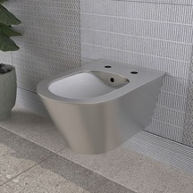 Lucco Asma Klozet İçi Beyaz Dışı Platin