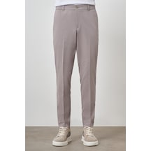 Morven Erkek Bej Polyester Lastikli Trend Slim Fit Pantolon 25ms003033653 Bej