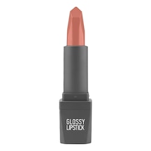 Uzun Süre Kalıcı Yoğun Renk Veren Nemlendirici Parlak Ruj - Glossy Lipstick 304 Nude Apricot Abanoz