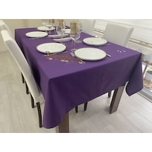Sıvı Geçirmez Dertsiz Masa Örtüsü Mor 25 Parça Sıvı Geçirmez Dertsiz Masa Örtüsü Mor 25 Parça