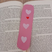 Kitap Ayracı - Sevimli Kalpler Model1