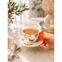 Mikasa Moor Mariposa 6lı Kahve Fincanı Seti 120cc-4855 Çok Renkli