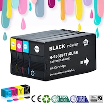 Hp 953xl Uyumlu. Takım Kartuş Officejet Pro 8725 L M9l80a
