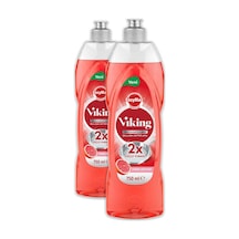 Viking Technopower Bulaşık Deterjanı Pembe Greyfurt 2 x 750 ML