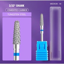 Ellea Nail Mavi Çelik Üçgen Freze Uç