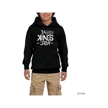 Zepplin Giyim King Crew Pmc Siyah Çocuk Kapşonlu Sweatshirt