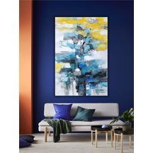 Yağlı Boya Tablo %100 El Yapımı 75cmx104cm Soyut