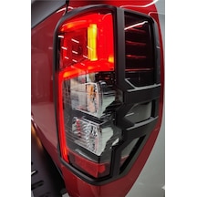 2019+ Mitsubishi L200 Arka Stop Çerçevesi Koruma Kaplama Mat Siyah