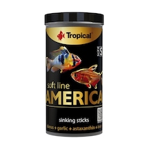 Tropical Softline America S Kuzey Ve Güney Amerika Balıkları İçin Yumuşak Taneli Balık Yemi 250 Ml 140gr