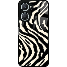 Vivo Y18 Zebra Tasarımlı Glossy Telefon Kılıfı Çok Renkli
