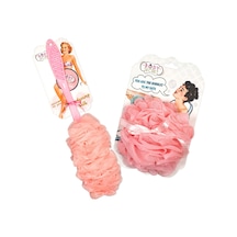 Bodysecret Saplı Banyo Lifi + Top Banyo Lifi Pembe