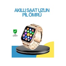 Amoled Ekranlı Türkçe Menülü Akıllı Saat Bluetooth Görüşmeli