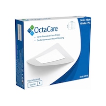 Octacare Yapışkanlı Yara Örtüsü, Elastik Nonwoven Yara Bandı, Steril, Hipoalerjenik, 9cm X 10cm, 10 Adet 10 Lu Paket